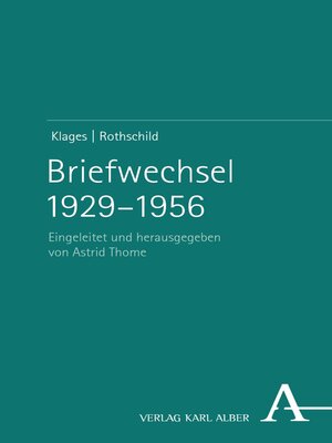 cover image of Briefwechsel 1929–1956